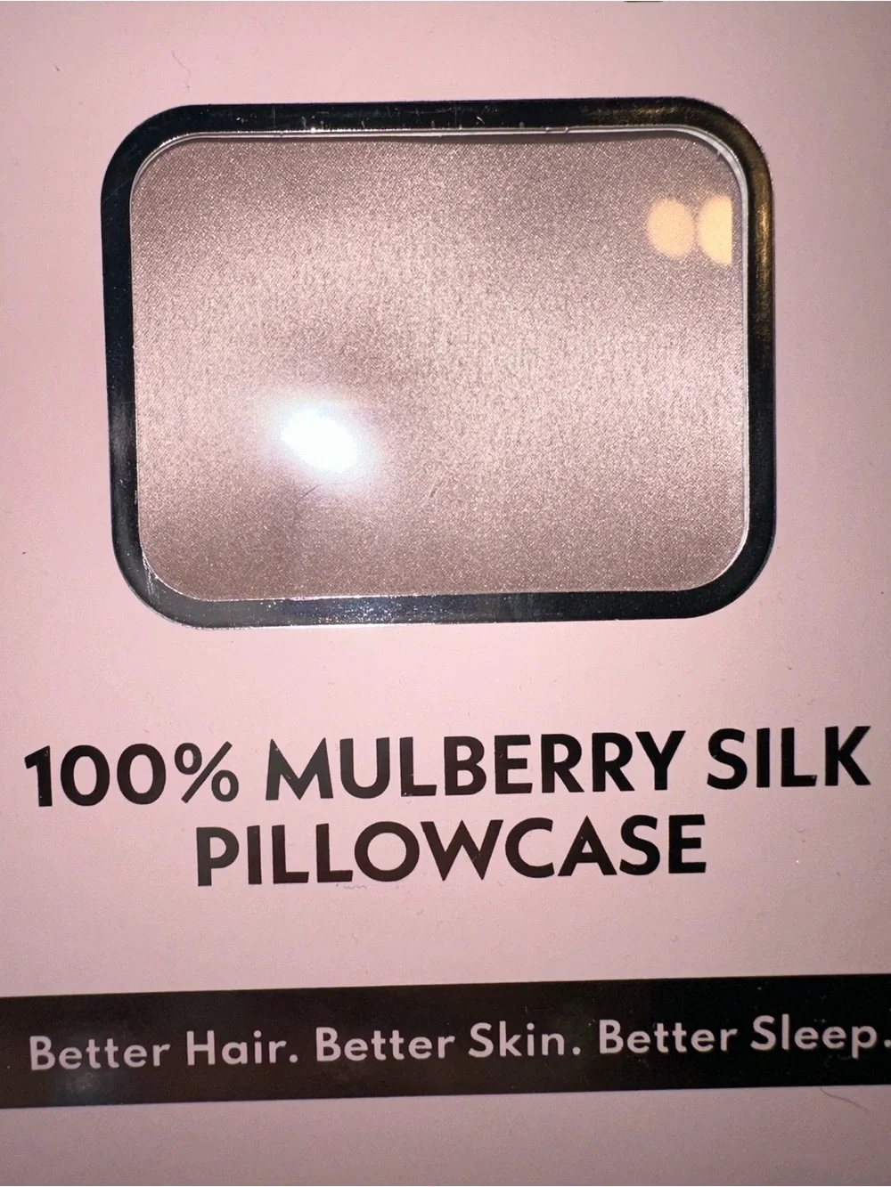 Blissy 100% Mulberry Silk Pillowcase - Pink size King
